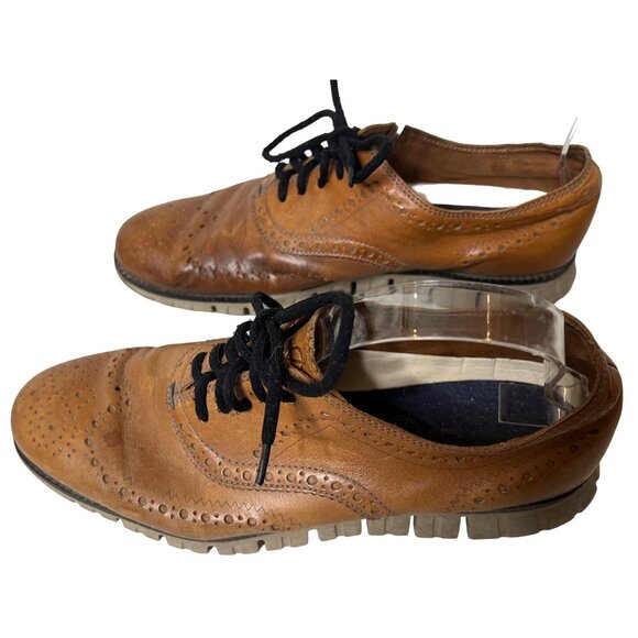 Cole Haan Mens Zerogrand Wing OX Leather Oxford Shoe Size 9 1/2M - Picture 6 of 14
